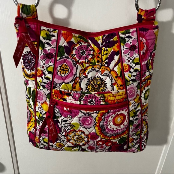 Vera Bradley Handbags - Vera Bradley Vibrant Floral Quilted Shoulder Bag